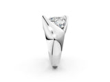 White gold Channel Set Pear Diamond Crossover Band_8
