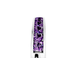 White gold Channel Set Princess Cut Amethyst Eternity Band_11