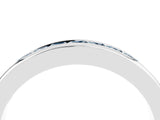 White gold Channel Set Princess Cut Aquamarine Eternity Band_10