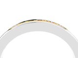 White gold Channel Set Princess Cut Citrine Eternity Band_10