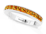 White gold Channel Set Princess Cut Citrine Eternity Band_7