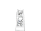 White gold Channel Set Princess Cut Diamond Eternity Band_41