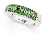 White gold Channel-Set Princess Cut Diamond Pavé Band_31