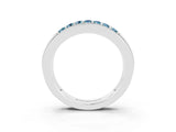 White gold Channel-Set Princess Cut Diamond Pavé Band_33