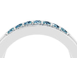 White gold Channel-Set Princess Cut Diamond Pavé Band_34