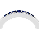 White gold Channel-Set Princess Cut Diamond Pavé Band_34