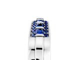 White gold Channel-Set Princess Cut Diamond Pavé Band_35