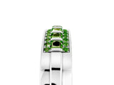 White gold Channel-Set Princess Cut Diamond Pavé Band_35