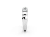 White gold Channel-Set Princess Cut Diamond Pavé Band_44