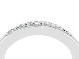 White gold Channel-Set Princess Cut Diamond Pavé Band_46