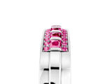 White gold Channel-Set Princess Cut Diamond Pavé Band_47