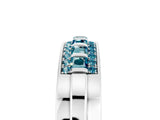 White gold Channel-Set Princess Cut Diamond Pavé Band_47