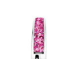 White gold Channel Set Princess Cut Pink Sapphire Eternity Band_23
