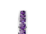 White gold Channel Set Round Amethyst Eternity Band_11