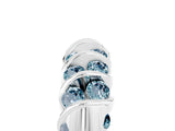 White gold Channel Set Round Aquamarine Multi-Row Band_11