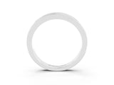 White gold Channel Set Round Blue Sapphire Eternity Band_9