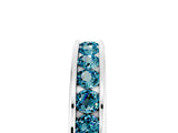 White gold Channel Set Round Blue Topaz Eternity Band_11