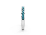 White gold Channel Set Round Blue Topaz Eternity Band_8