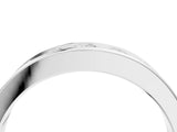 White gold Channel Set Round Diamond Comfort Fit Band_16