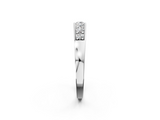 White gold Channel-Set Round Diamond Comfort Fit Band_4
