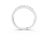 White gold Channel-Set Round Diamond Comfort Fit Band_5