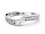 White gold Channel-Set Round Diamond Contour Band_2