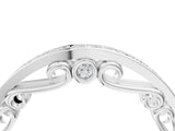 White gold Channel Set Round Diamond Contoured Band_16