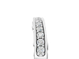 White gold Channel Set Round Diamond Contoured Band_17