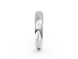 White gold Channel Set Round Diamond Dome Band_31