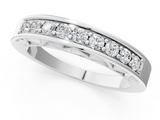 White gold Channel-Set Round Diamond Eternity Band with Shared Prong Setting_13