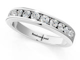 White gold Channel-Set Round Diamond Eternity Band_3