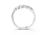 White gold Channel-Set Round Diamond Five-Stone Band_15