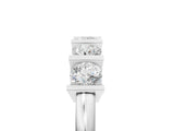 White gold Channel-Set Round Diamond Five-Stone Band_17