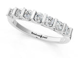 White gold Channel-Set Round Diamond Half-Eternity Band_13
