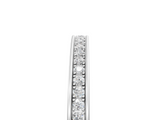 White gold Channel Set Round Diamond Milgrain Engraved Band_17