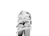 White gold Channel Set Round Diamond Multi-Row Band_7