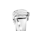 White gold Channel Set Round Diamond Multi-Row White Gold Band_17