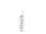 White gold Channel Set Round Diamond Pendant with Bar Prong Setting_3
