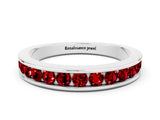 White gold Channel Set Round Ruby Eternity Band_6