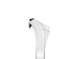 White gold Chevron Curved Solitaire Band_51