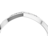 White gold Chevron Pavé Round Diamond Twist Band_27