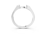 White gold Classic Knot Twist Band_73