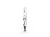 White gold Classic Plain Metal Band_143