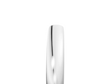 White gold Classic Plain Metal Band_146