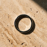 White gold Classic Plain Metal Band_152