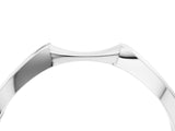 White gold Contoured Solitaire Round Bezel Set Wedding Band_16