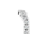 White gold Curved Diamond Pavé Round-Cut Contour Band_38