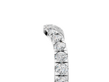 White gold Curved Pave Round Diamond Wedding Band with Shared Prong Setting_109