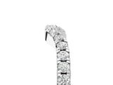 White gold Curved Round Diamond Wedding Band with Pavé Setting and Shared Prong_17
