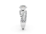 White gold Cushion Cut Cut Halo Split Shank Prong Setting Ring_14